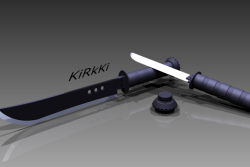 چاقو طراحی شده در SolidWorks و CATIA 